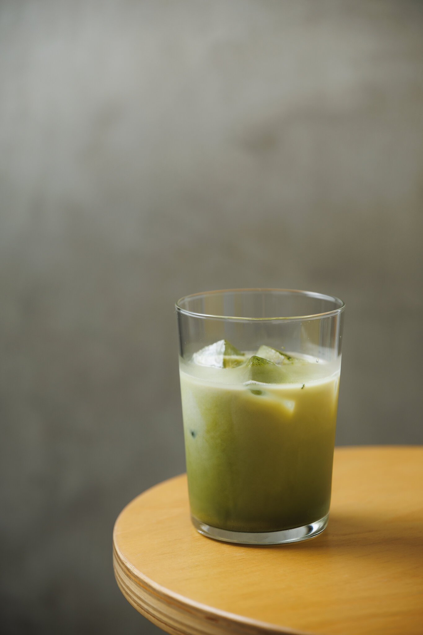 Matcha drink detail