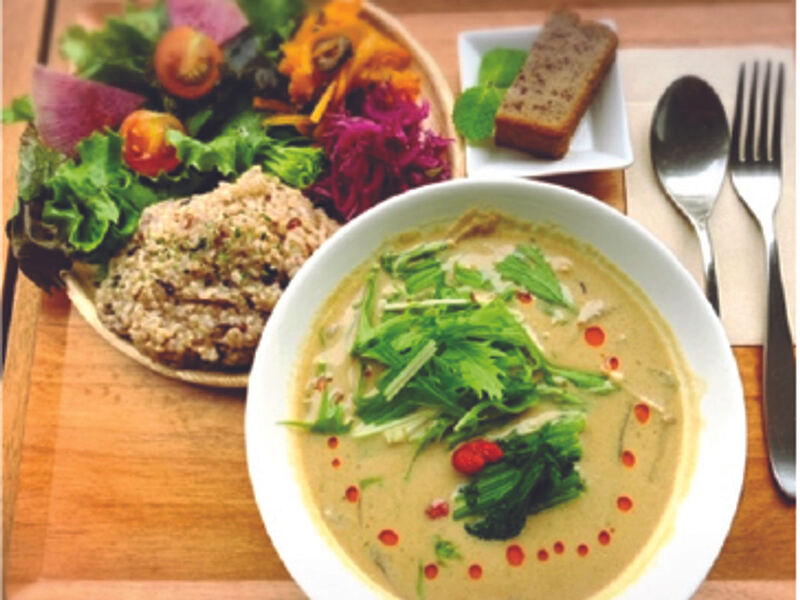 L for You ランチセット — 豆乳腸活スープ付き